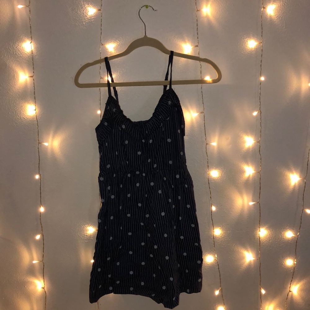 mini poka dot dress
